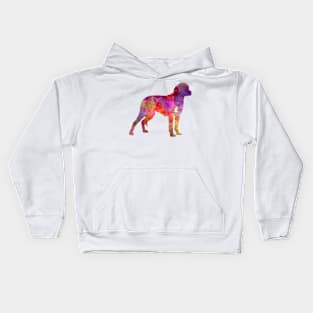 German Hound in watercolor Kids Hoodie